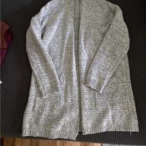 Women's Gray Sweater Cardigan